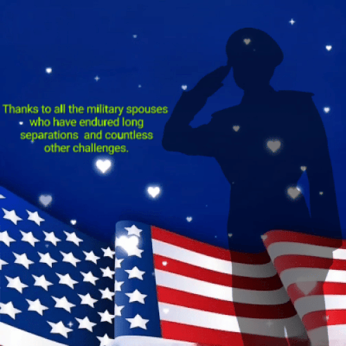 Thanks To All Military Spouses.