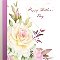 White Roses Mother%92s Day Card.