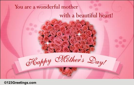 For A Wonderful Mother... Free Flowers eCards, Greeting Cards | 123 ...