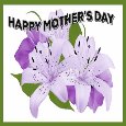 Mother’s Day With Purple Flowers.