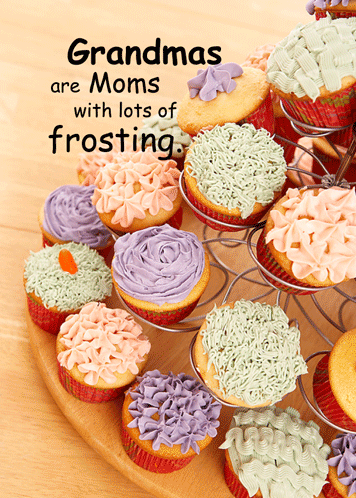 Mother’s Day Cupcakes For Grandmother.