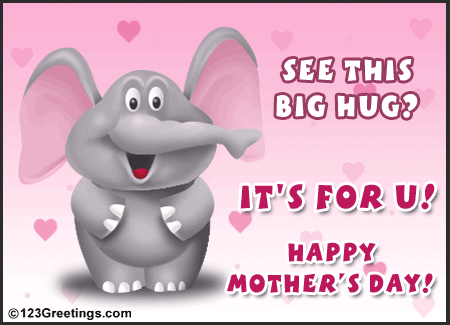 A Jumbo Hug For Your Mom.