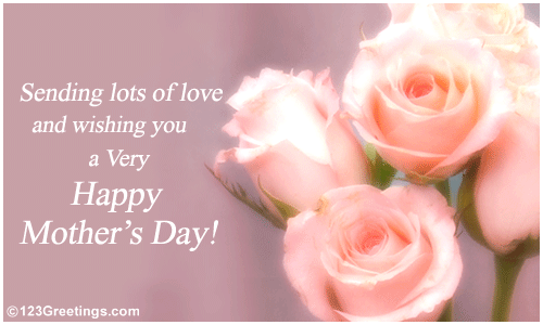 A Floral E-card For Your Mom.
