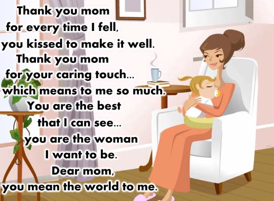 Thanks For All That You Have Done. Free Love You Mom eCards | 123 Greetings