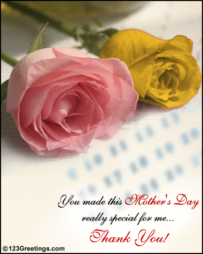 Mother's Day Thank You. Free Thank You eCards, Greeting ...