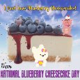 I Love Blueberry Cheesecake!