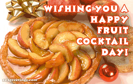 Happy National Fruit Cocktail Day.