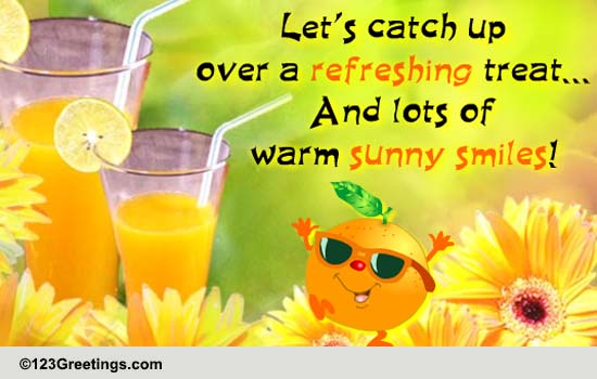 Fresh Orange Juice Day Wishes!