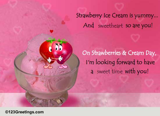 Send Sweet Wishes On Strawberries Day!