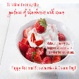 Goodness Of Strawberry With Cream