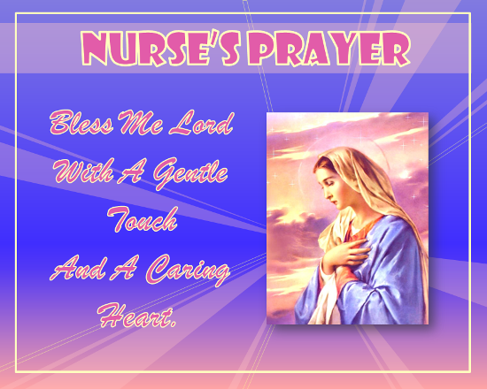 Nurse’S Prayer. Free Nurses Day eCards, Greeting Cards | 123 Greetings