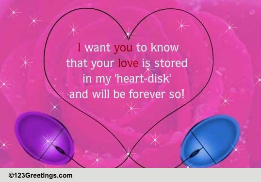 A Romantic Note For Your online Love!