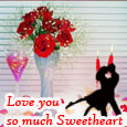 Sending My Heart To My Precious Love.