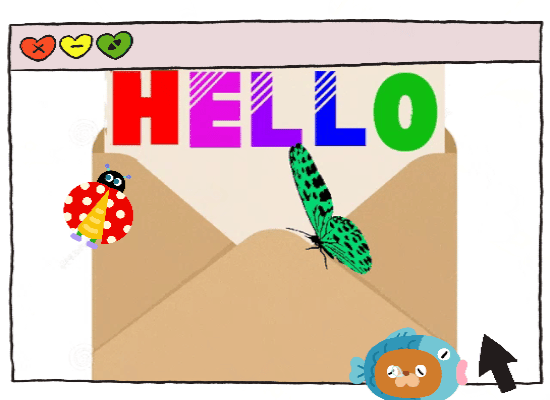 A Hello Electronic Greeting Card.