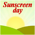 Sunscreen Day Awareness.