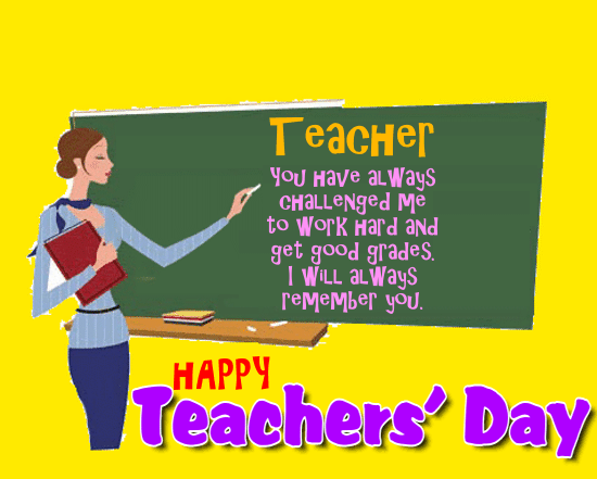 Teacher, I’ll Always Remember You. Free Teachers' Day eCards | 123 ...