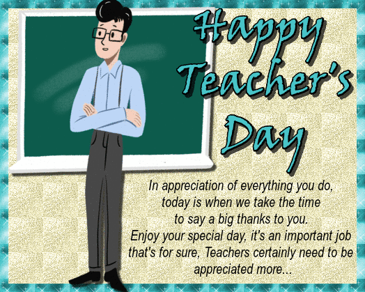A Big Thanks To Your Teacher.