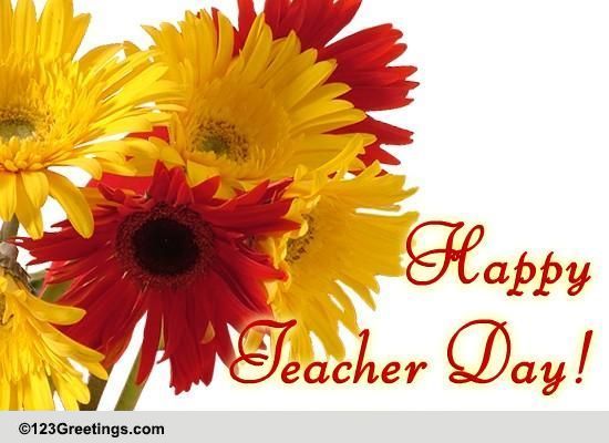 A Warm Wish On Teacher Day. Free Teachers' Day eCards, Greeting Cards ...