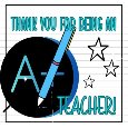 Thank You For Being An A+ Teacher.