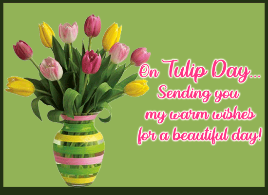 Beautiful Tulips. Free Tulip Day eCards, Greeting Cards | 123 Greetings