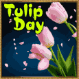 A Nice Tulip Day Card For A Friend.
