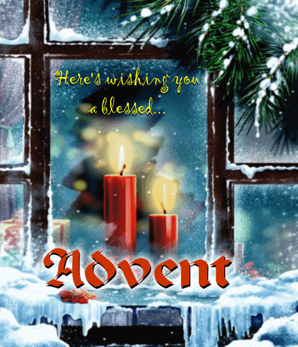 A Blessed Advent Card.