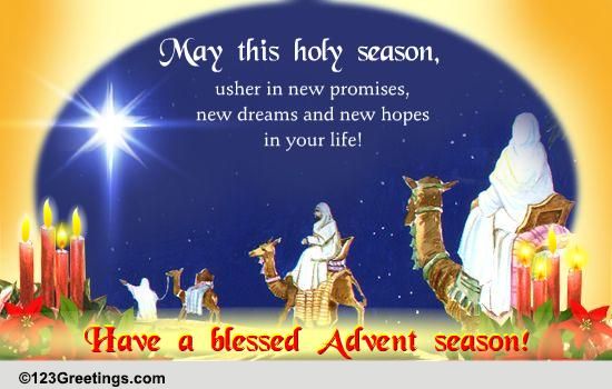 Promises, Dreams, Hopes... Free Advent eCards, Greeting Cards | 123 ...