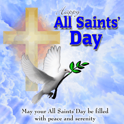 All Saints’ Day Message Ecard.