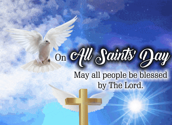 All Saints’ Day Message Card For You.