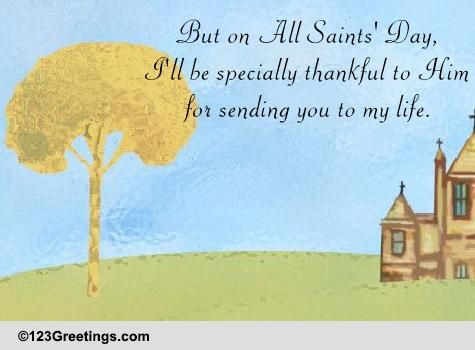 All Saints' Day Gratitude...