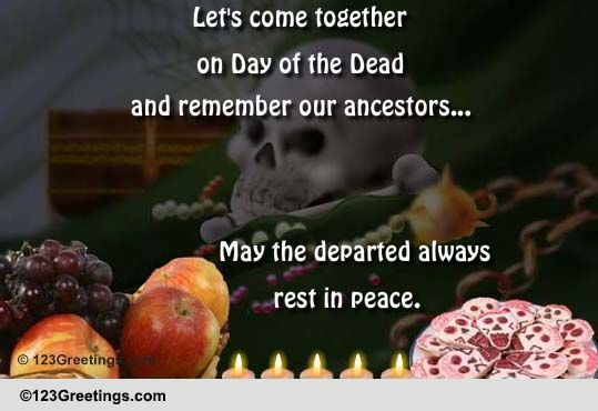 Heartfelt Wishes. Free Day of the Dead eCards, Greeting Cards | 123 ...