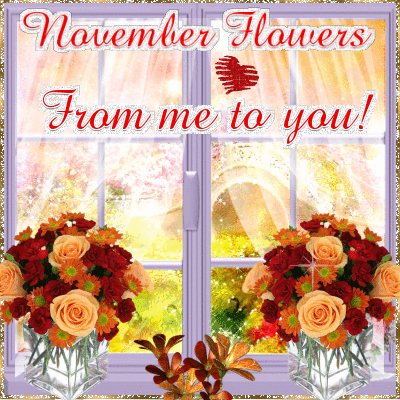 November Flowers From Me To You!