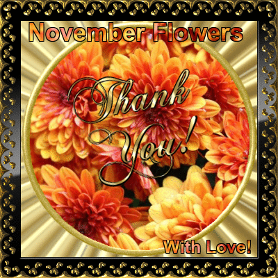 Thank You! Free November Flowers eCards, Greeting Cards | 123 Greetings