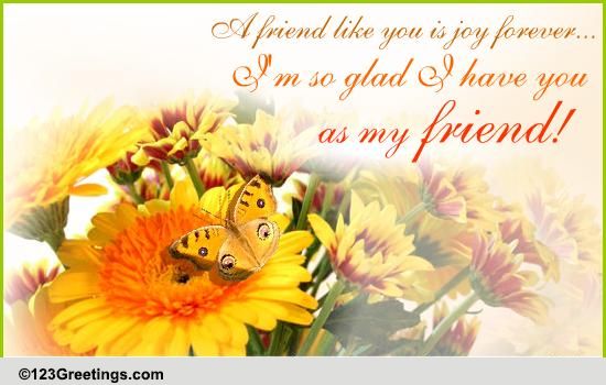 A Friend Like You...