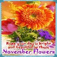 My November Flowers Ecard...