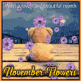 Lovely And Beautiful November Flowers