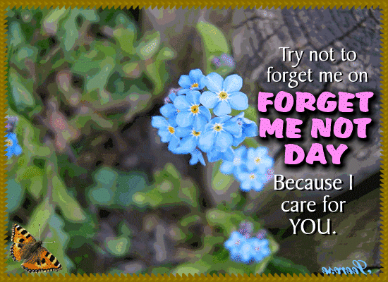 Try Not To Forget Me.