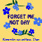 Forget Me Not Day, Flowers.
