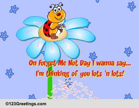 Thinking Of You...