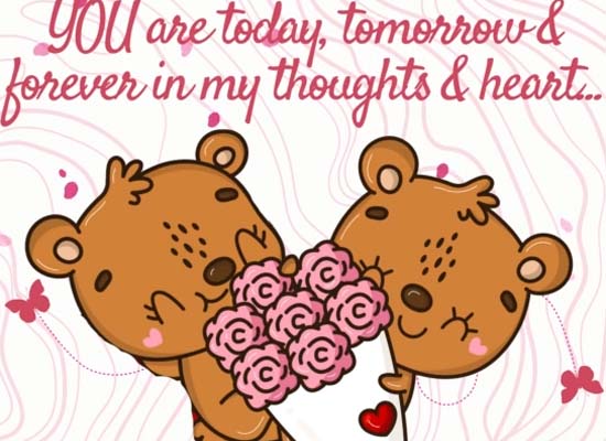 You Are My Today Tomorrow Forever! Free Forget Me Not Day eCards | 123 ...