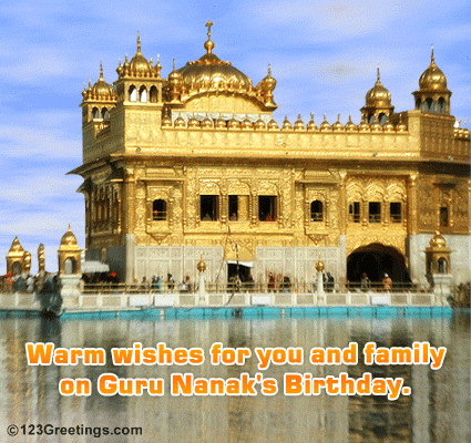 Guru Nanak's Birthday Wishes.