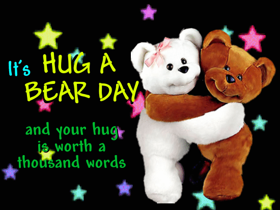 Your Hug Is Worth A Thousand Words!