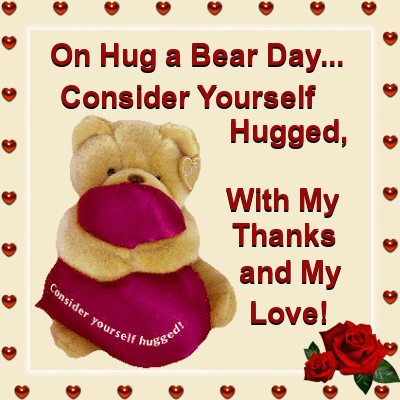 Hugged With Thanks...
