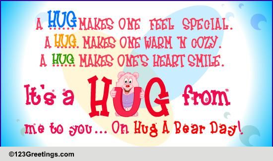 A Hug From Me To You...