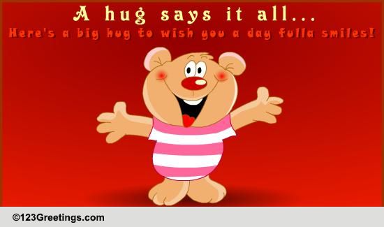 A Hug Says It All!