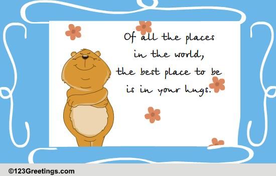Hug A Bear Day Compliment...
