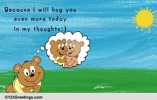 Hugged On Hug A Bear Day...