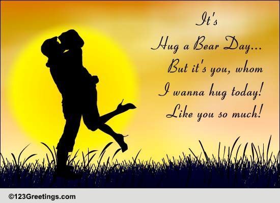 I Wanna Hug You...