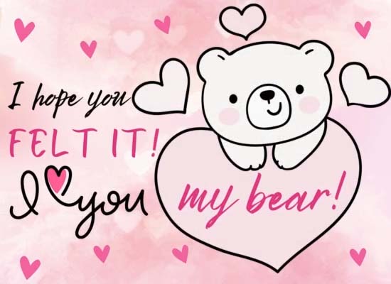You Are My Bear!
