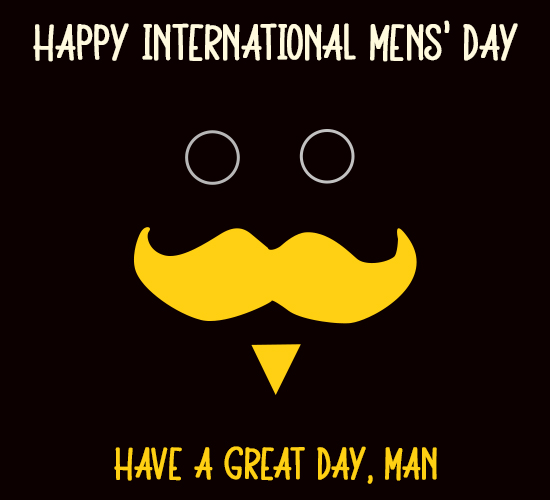 International Men’s Day, Man.